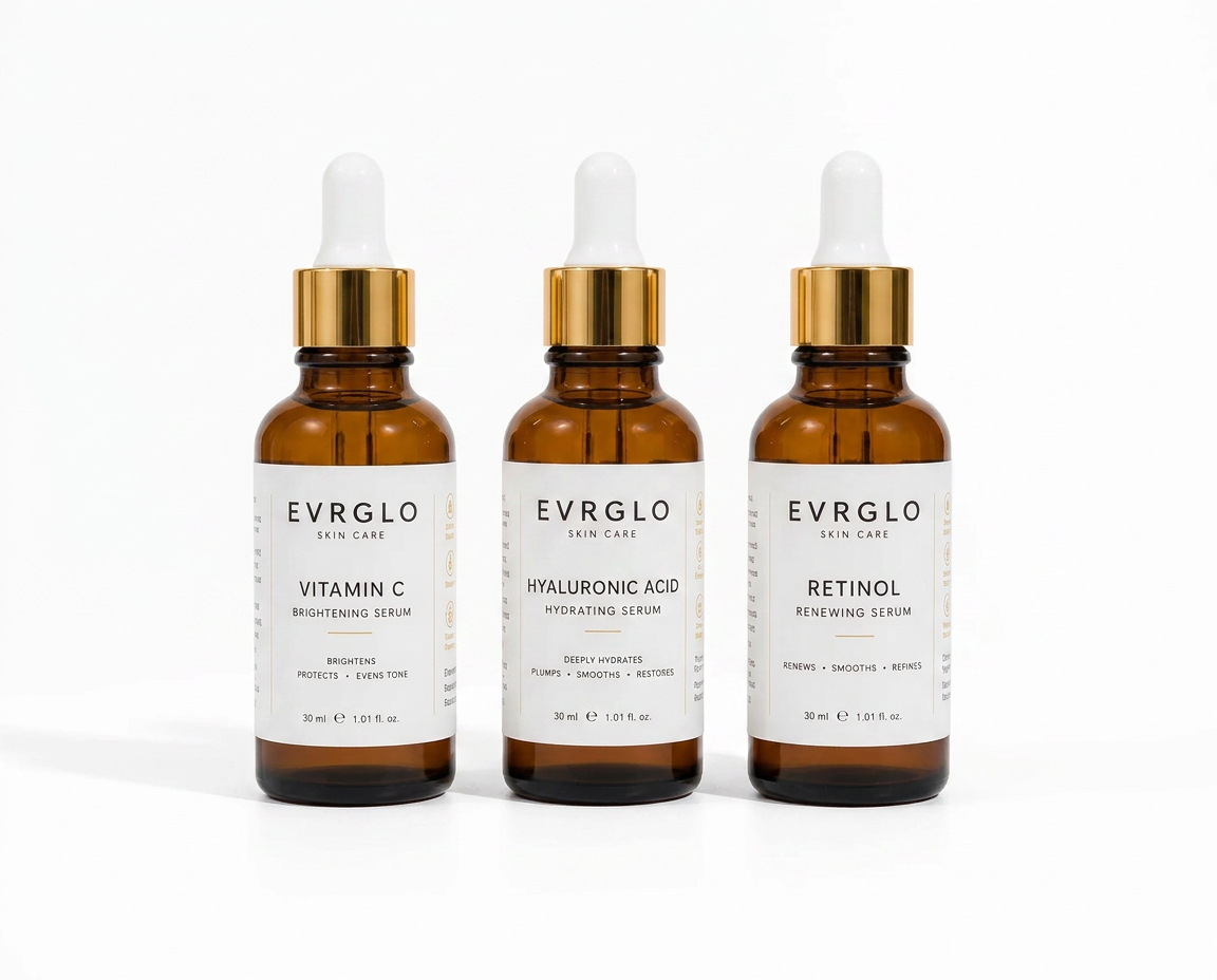 Evrglo skincare range